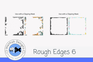Alternative view of 6 Distressed PNG Texture Edges (Set 6))