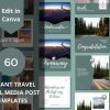 60 Elegant Travel Social Media Templates