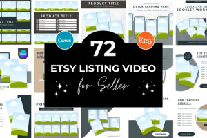 72 Etsy Listing Video