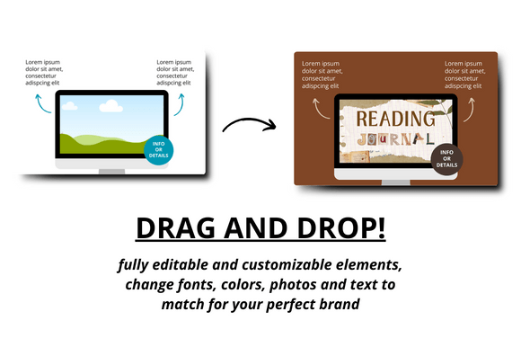 Alternative view of 80 Pages Etsy Listing Canva Bundles