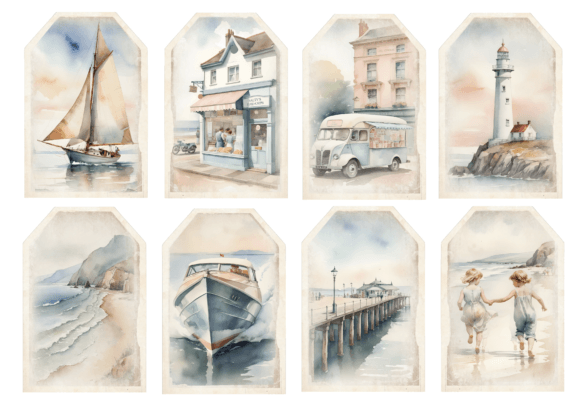A Day by the Sea Ephemera Kit - Image 5