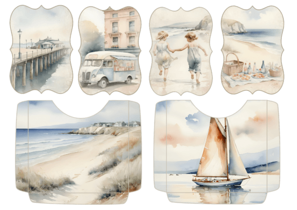 A Day by the Sea Ephemera Kit - Image 6