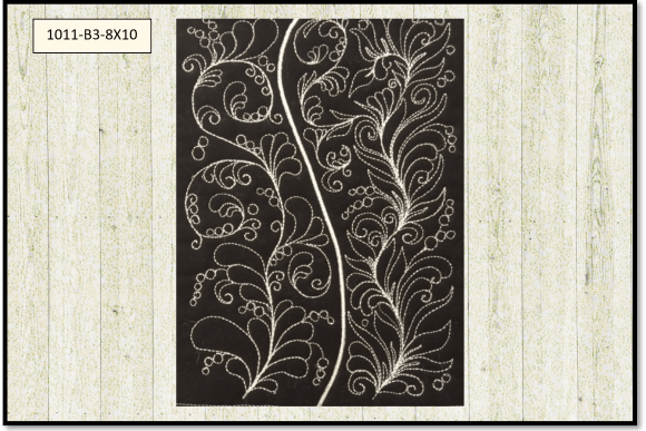 A Feather Medley-Quilt Block B3