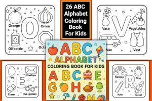 Alternative view of ABC Alphabet Coloring Pages for Kids