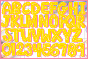 Alternative view of Abcd My Teacher Font