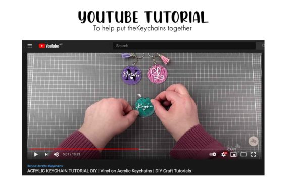 Acrylic Keychain Pattern - Image 3