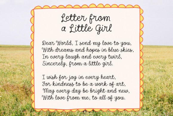 Adorable Notebook Font Font - Image 2