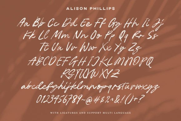 Alison Phillips Casual Handwritten Font - Image 8