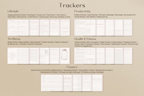 All-in-One Digital Planner, GoodNotes - Image 3