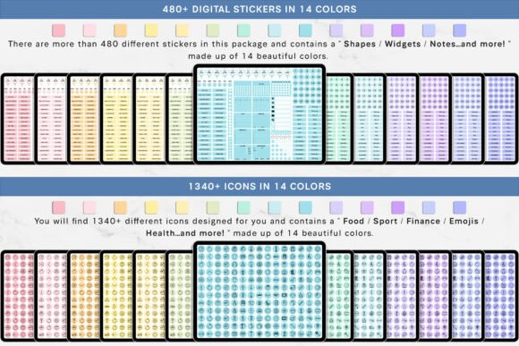 All-in-One Digital Planner, Goodnotes - Image 4