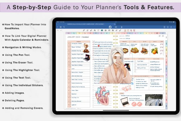 All-in-One Digital Planner, Goodnotes - Image 8