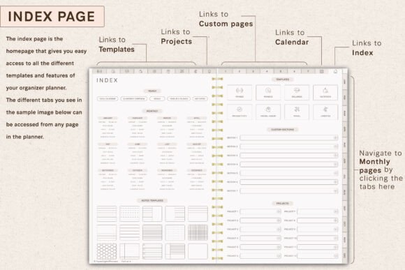 All-in-One Digital Planner, Goodnotes - Image 9
