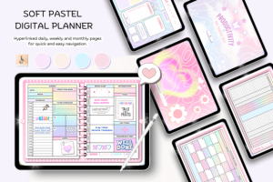 Alternative view of All-in-One Undated Digital Planner