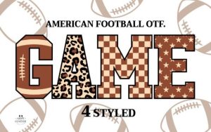 American Football Font