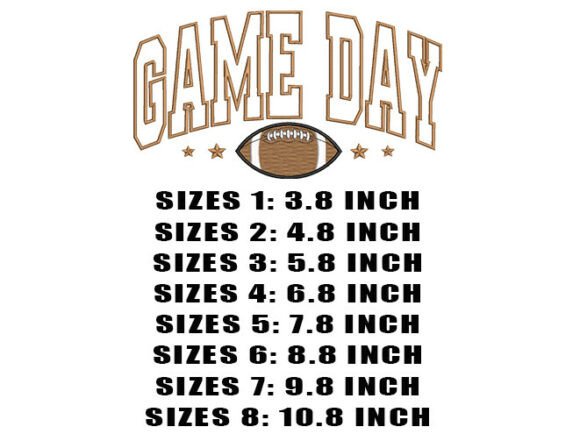 American Football Embroidery Designs - Image 2