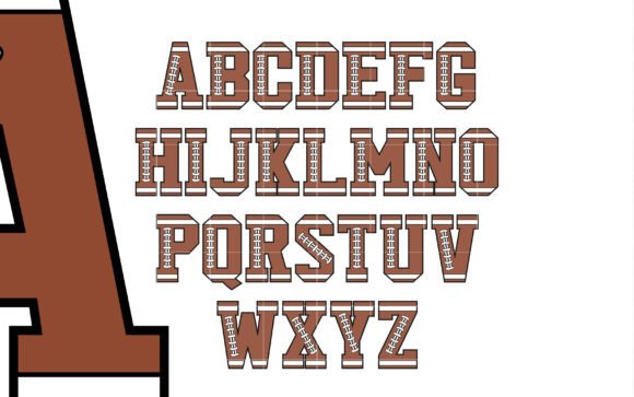 American Football Font - Image 3