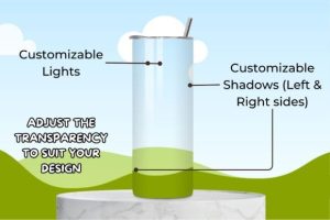 Alternative view of Animated Skinny Tumbler Listing Video