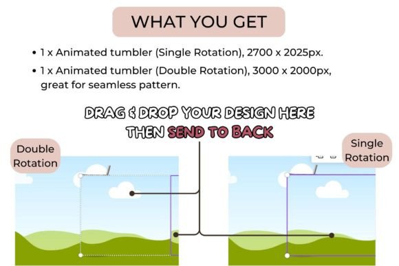 Animated Skinny Tumbler Video for Canva - Image 3