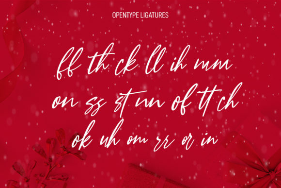 Another Christmas Script Font - Image 9