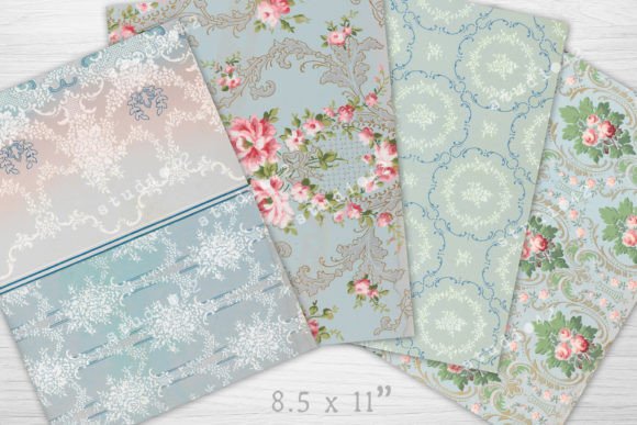 Antique Wallpaper Printables V1 - Image 3