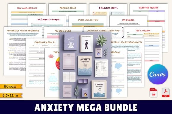 Anxiety Mega Bundle KDP Interior