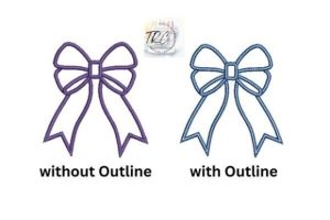 Alternative view of Applique Bow