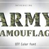 Army Camouflage Font