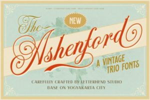 Ashenford Vintage Trio Font