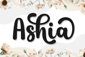 Ashia Font