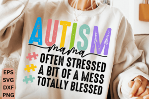 Autism Mom SVG, Teacher Autism PNG