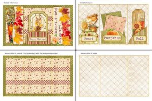 Alternative view of Autumn Folio Kit Printable