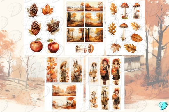 Autumn Harvest Printable Ephemera Kit - Image 2