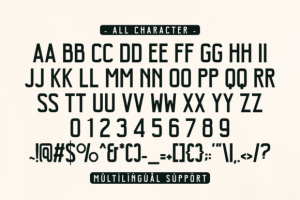 Alternative view of Bruh Font