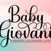 Baby Giovani Script Font