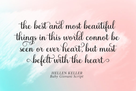 Baby Giovani Script Font - Image 8