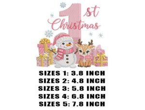 Alternative view of Baby Girl Pink Christmas