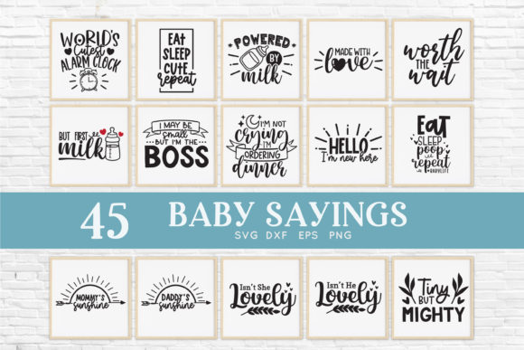 Baby Sayings Newborn Bundle - Image 2