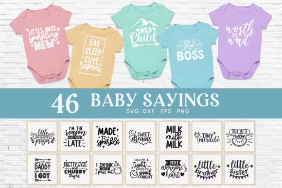 Baby Sayings Newborn Bundle