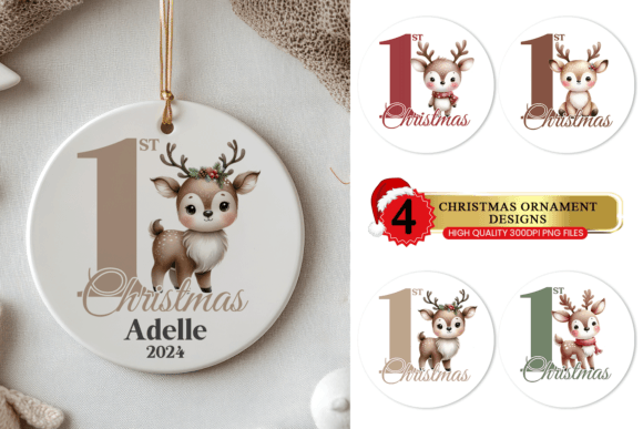 Baby's 1st Christmas Ornament Bundle