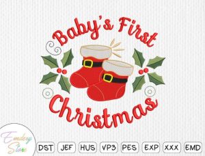 Baby’s First Christmas Boots