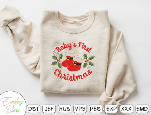 Baby’s First Christmas Boots - Image 2