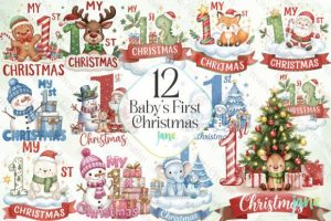 Baby's First Christmas Sublimation