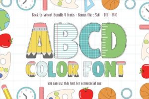 Back to School Font