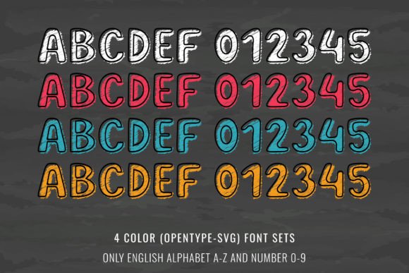Back to School Font - Image 2
