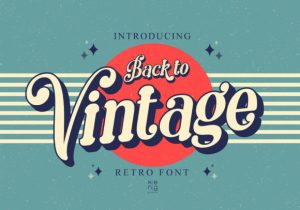 Back to Vintage Font