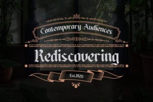 Alternative view of Baghen Font