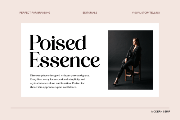 Balogem - Modern Serif Typeface Font - Image 2