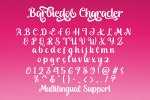 Alternative view of Barbiedol Font
