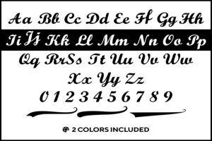 Alternative view of Baseball Font Svg Png Pdf Dxf