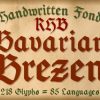 Bavarian Brezen Font